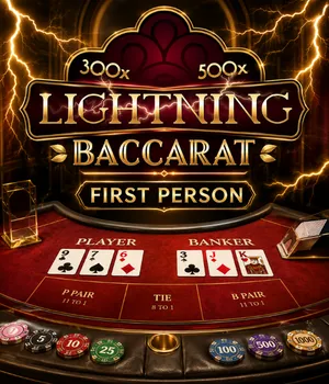 First Person Lightning Baccarat